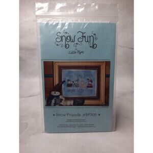 Snow Fun By Little River Cross Stitch Pattern Snow Friends #SF503